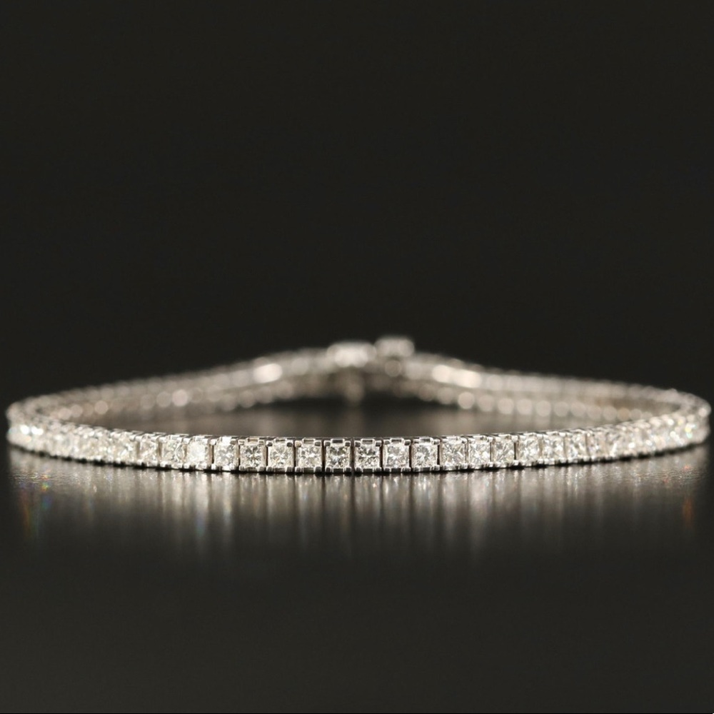 14K 3.90 CTW Diamond Tennis Bracelet